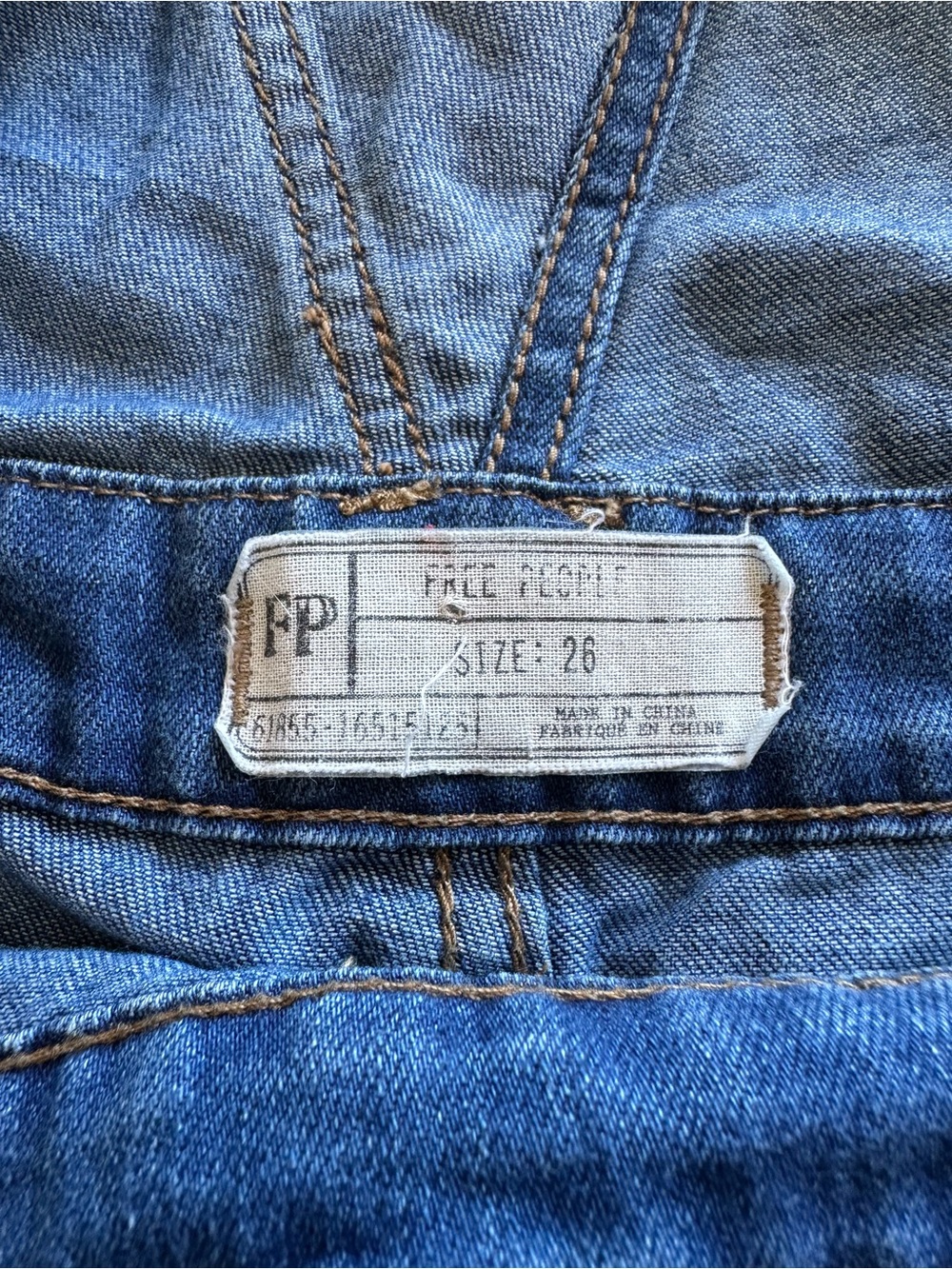 Free People Ziggy Denim Shortalls Sapphire Blue - Picture 12 of 12